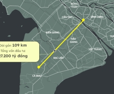 Thí điểm cát biển đắp nền cao tốc Cần Thơ – Cà Mau ra sao?